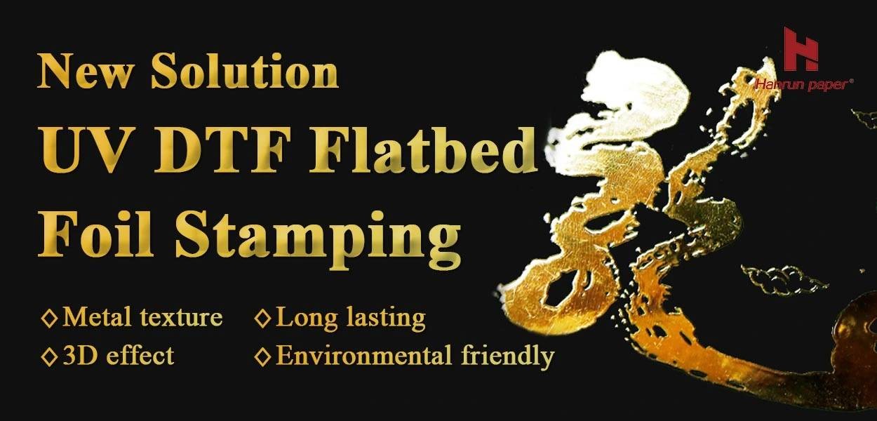 New Solution-UV DTF Flatbed Foil Stamping