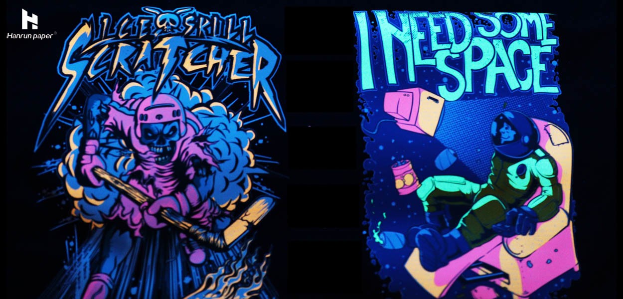 Colorful DTF fluorescent printing solution